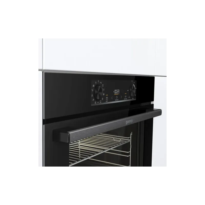 Варильна поверхня + духова шафа Gorenje (SET_BOS6737E06BG_GI6401B), Black