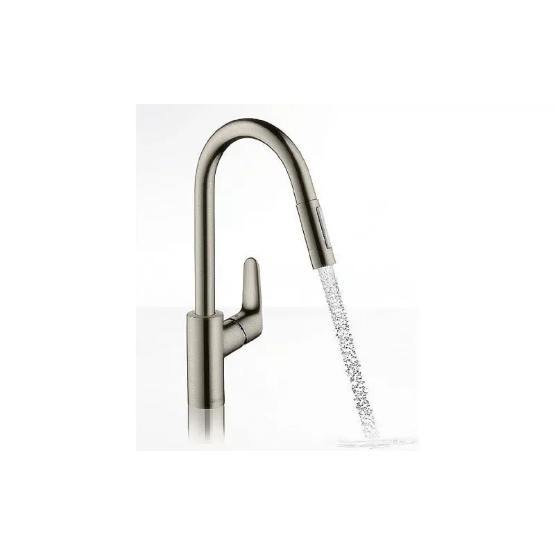حوض المطبخ + الخلاط Hansgrohe S520-F480, Grey Stone (43358400)