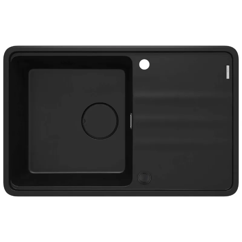 Pia da cozinha Deante Momi, Matte Black (ZKM_N113)