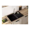 Pia da cozinha Deante Momi, Matte Black (ZKM_N113)