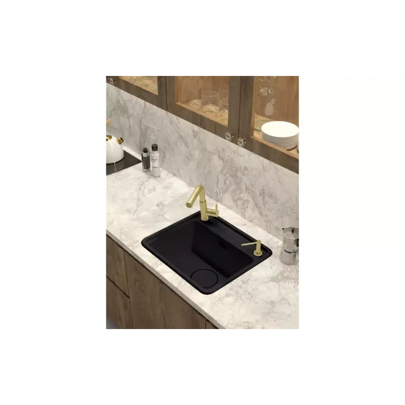 Küchenspüle Deante Momi, Matte Black (ZKM_N103)