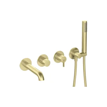 Shower set Deante Silia (BQS_R18P), Brushed Gold