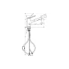 حوض المطبخ + الخلاط Hansgrohe S520-F345, Grey Stone (43356800)