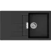 حوض المطبخ + الخلاط Hansgrohe S520-F345, Black Graphite (43356670)