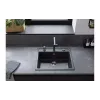 Küchenspüle + Mischbatterie Hansgrohe S520-F510, Black Graphite (43359800)