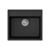 حوض المطبخ + الخلاط Hansgrohe S520-F510, Black Graphite (43359670)