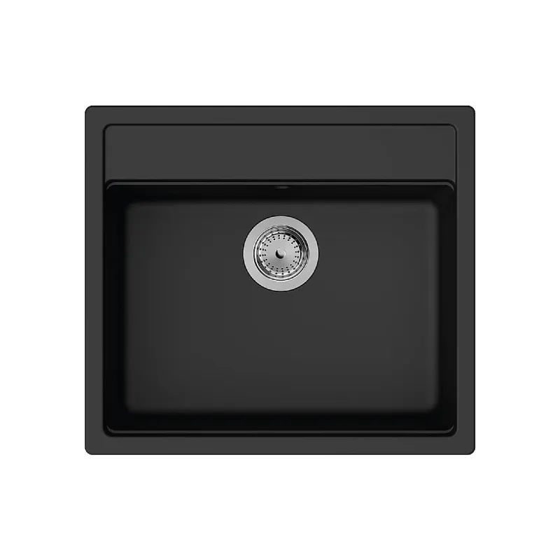 حوض المطبخ + الخلاط Hansgrohe S520-F510, Black Graphite (43359670)