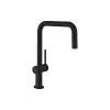 حوض المطبخ + الخلاط Hansgrohe S520-F510, Black Graphite (43359670)