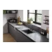 حوض المطبخ + الخلاط Hansgrohe S520-F510, Black Graphite (43359670)
