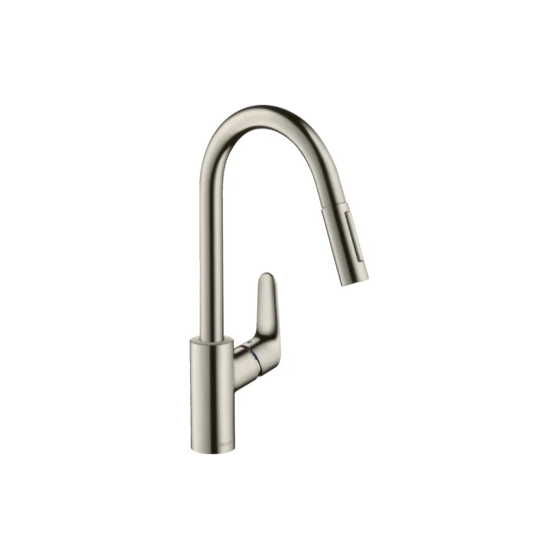 Νιπτήρας κουζίνας + μίξερ Hansgrohe S520-F480, Grey Stone (43358800)