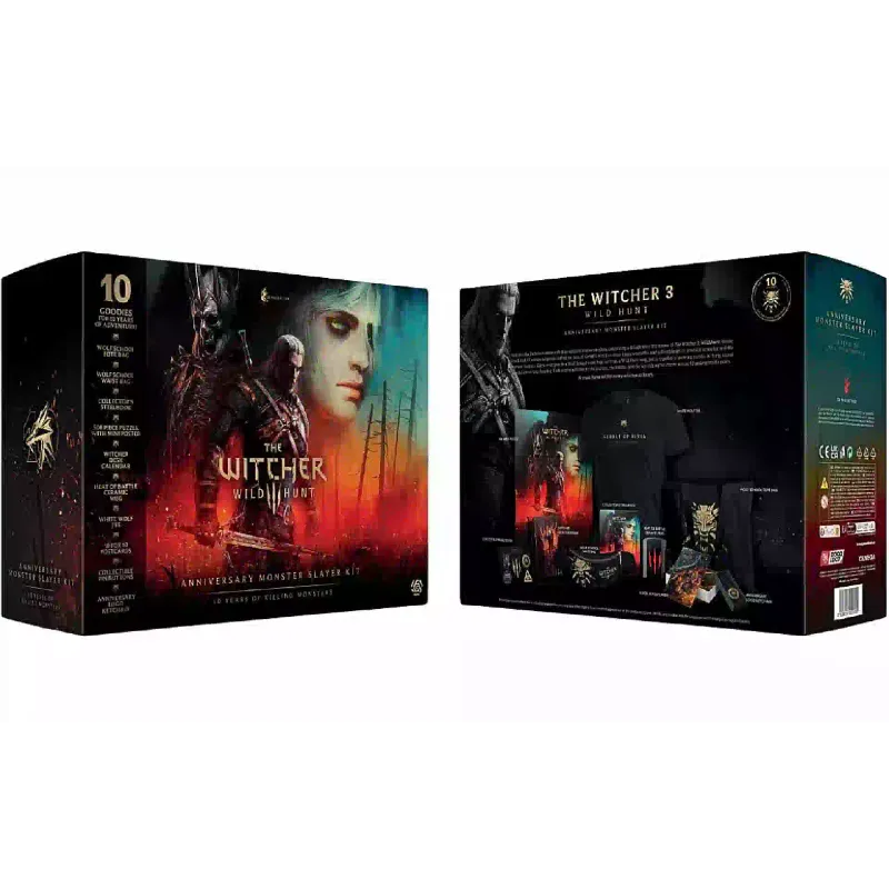 مجموعة مونستر هنتر GoodLoot The Witcher 3 Wild Hunt 10th Anniversary Edition (5908305250302)