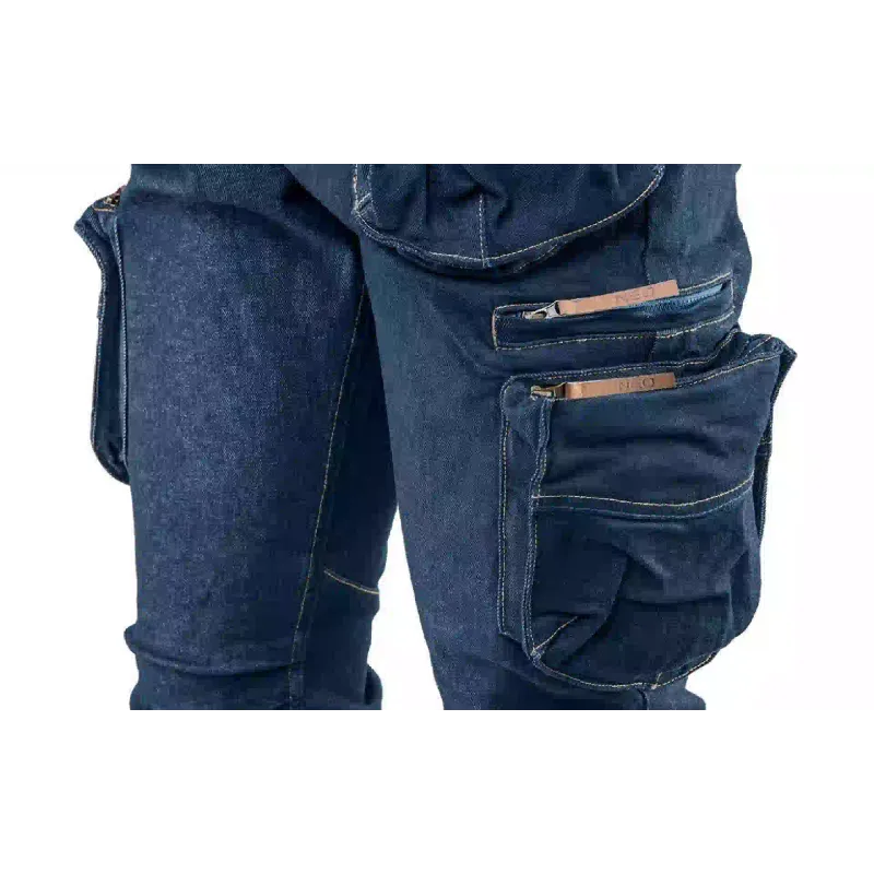 بنطلون العمل Neo Tools Denim, Dark Blue (81-229-XXXL)