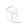 Пральна машина Siemens (WG44K2Z0UA), фронтальна, White