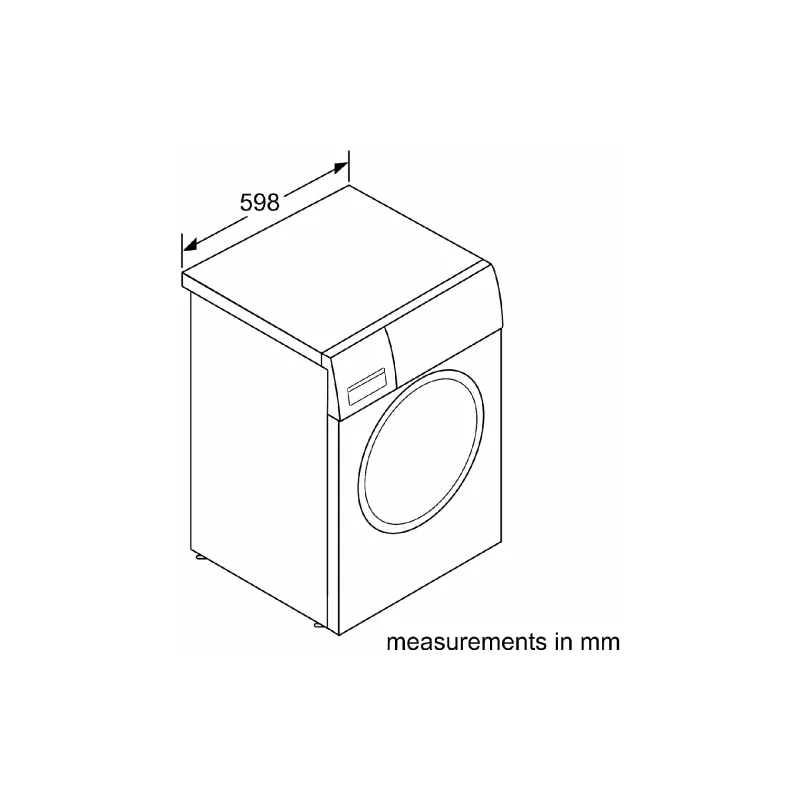 Пральна машина Siemens (WG44K2Z0UA), фронтальна, White