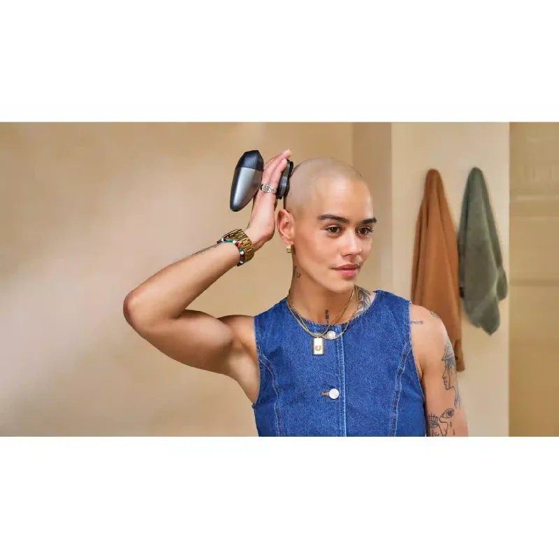 Afeitadora eléctrica para cabeza y cuerpo Philips Pro Series 7000, Black (HS7980/15)