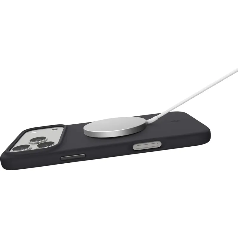 Apple iPhone 17 Pro Case Spigen Silicone Fit MagFit (ACS10335), Black