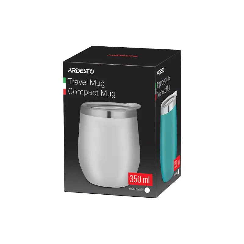 كوب حراري Ardesto Compact Mug, White (AR2635MMW)