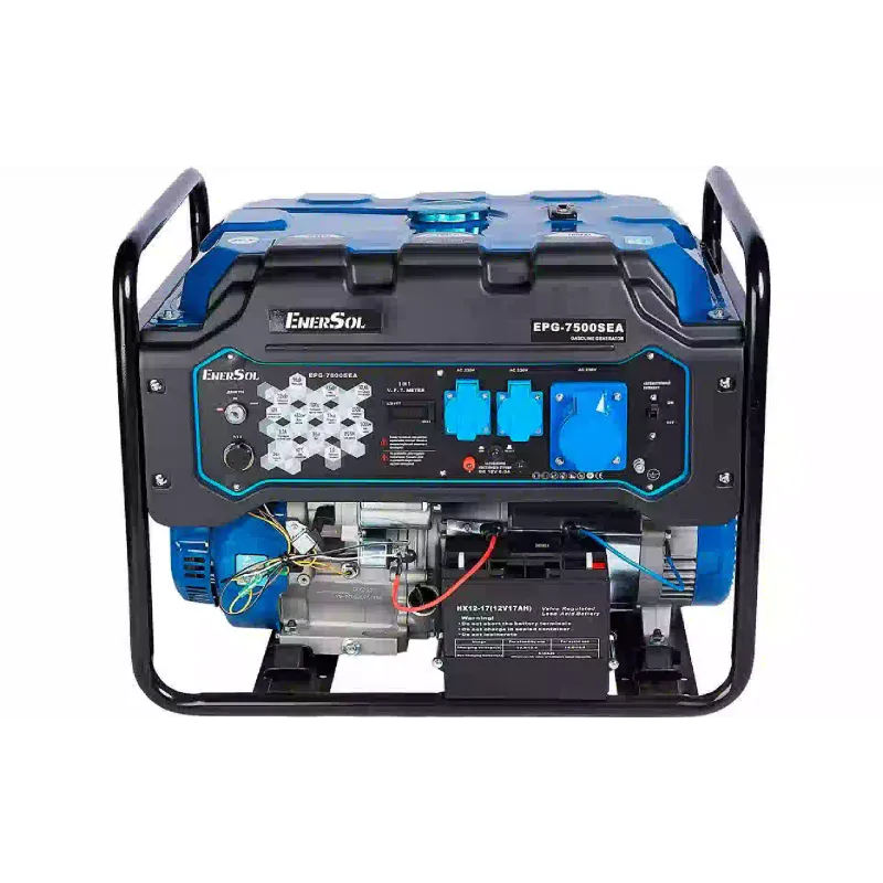Генератор бензиновый EnerSol, 7.5 кВт, 1 фаза, электростартер (EPG-7500SEA)