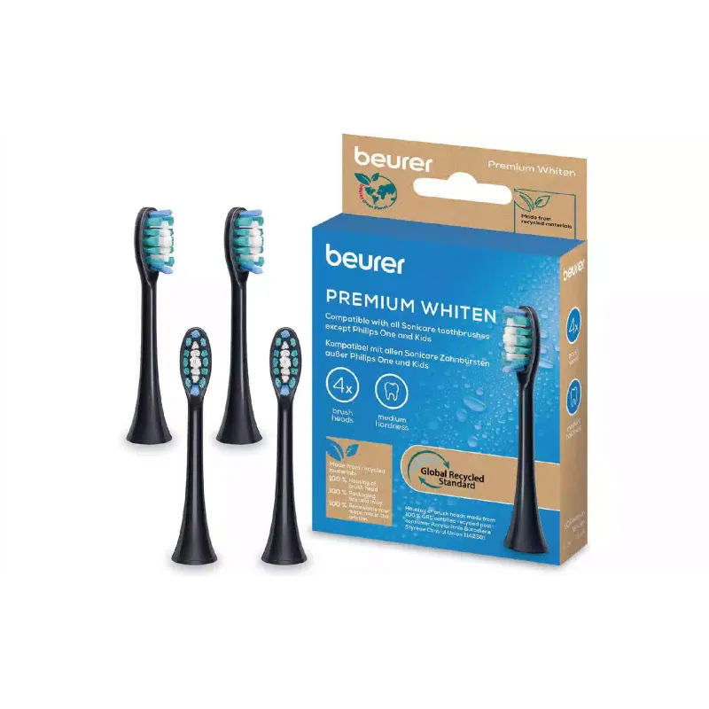 Глава за четка за зъби Beurer Premium Whiten, Black (SC_30/50_PW_4)