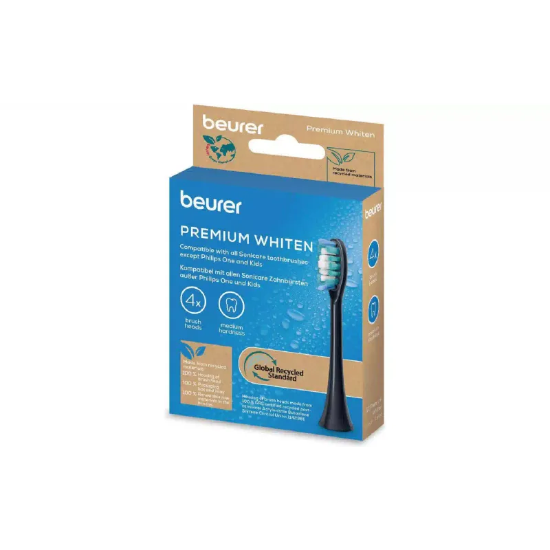 Глава за четка за зъби Beurer Premium Whiten, Black (SC_30/50_PW_4)