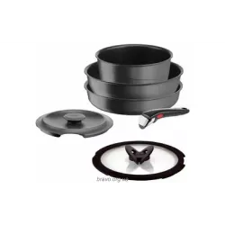 Набір посуду Tefal Ingenio Inspiration (L867S604), алюміній, 6 шт, Black Набір посуду Tefal Ingenio Inspiration (L867S604), алюміній, 6 шт, Black