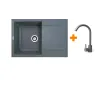 Kuhinjsko korito + mešalnik Adamant Horizon, Grey (1824296911504)