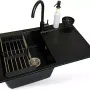 Küchenspüle + Mischbatterie Adamant Horizon, Black (4824296106303)