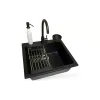 حوض المطبخ + الخلاط Adamant Univer, Black (4824296106603)