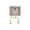 Küchenspüle + Wasserhahn + Spender Adamant Univer Avena (4824296902106)