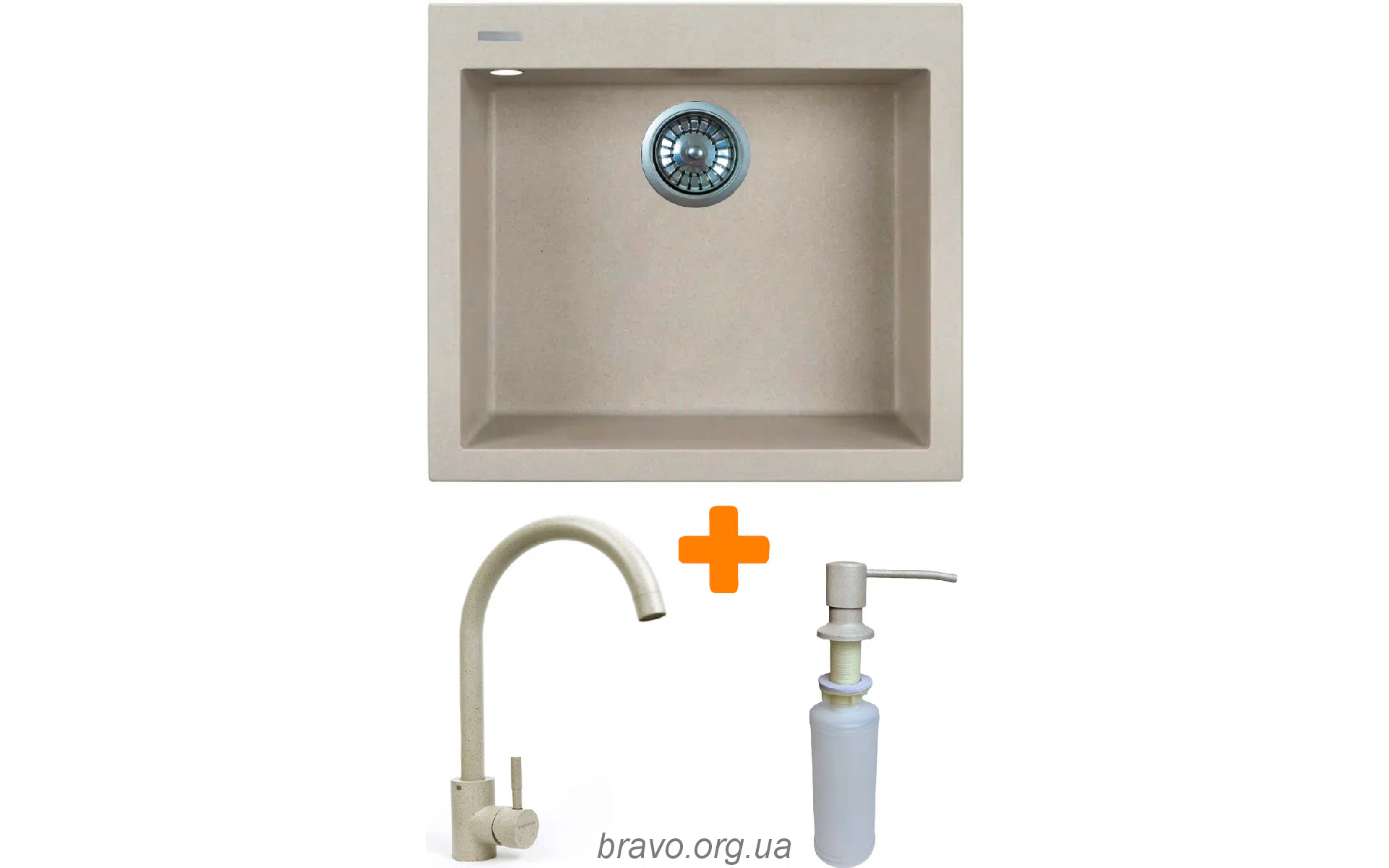 Kitchen sink + faucet + dispenser Adamant Univer Avena (4824296902106) Kitchen sink + faucet + dispenser Adamant Univer Avena (4824296902106)