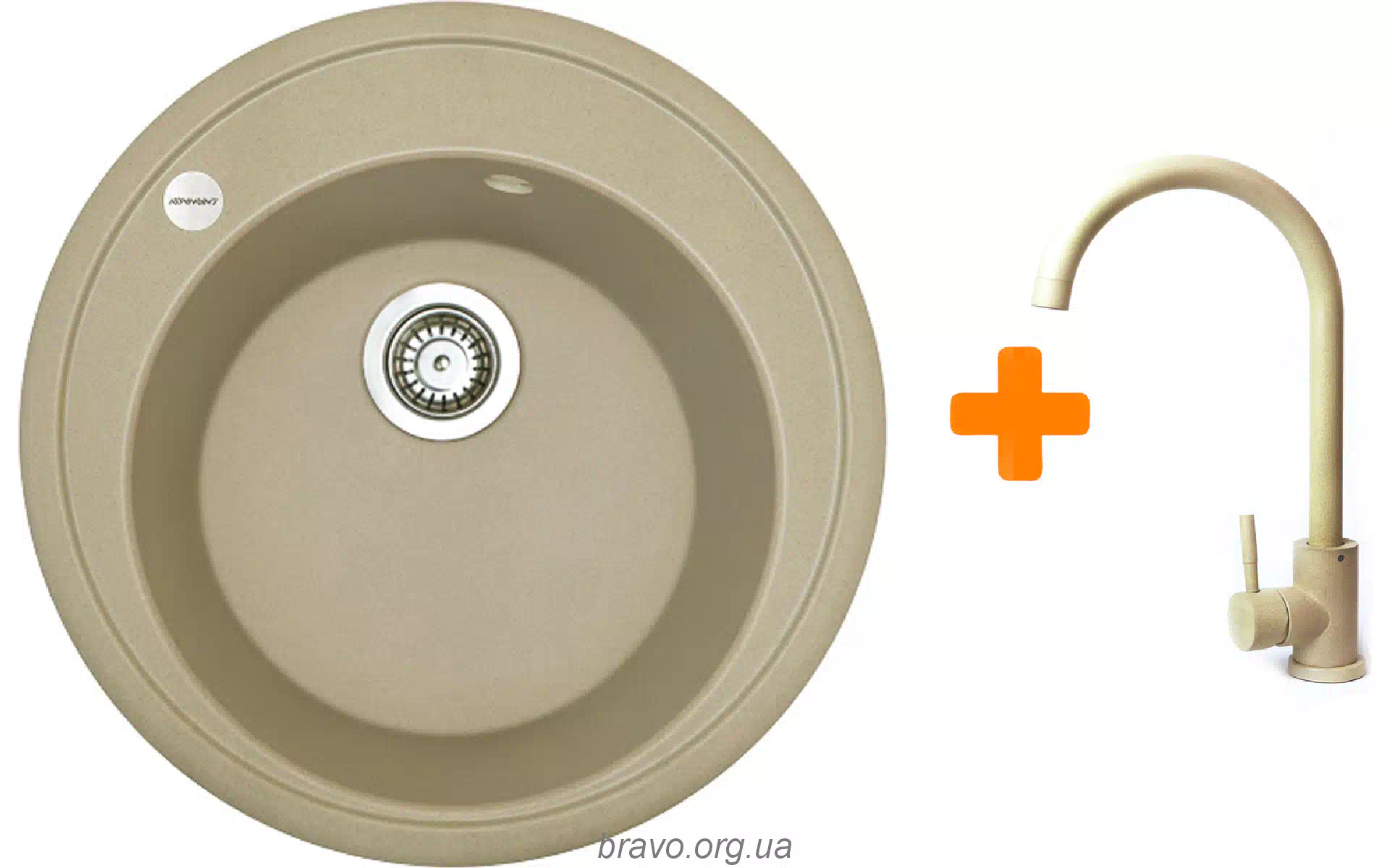 Kitchen sink + mixer Adamant Sun (4824296910102), Sahara Kitchen sink + mixer Adamant Sun (4824296910102), Sahara