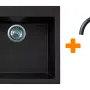 Кухненска мивка + смесител Adamant Univer, Black (4824296912103)