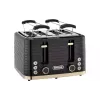 Тостер Sencor (STS7551BK-EUE3), 1600 Вт, Black/Gold