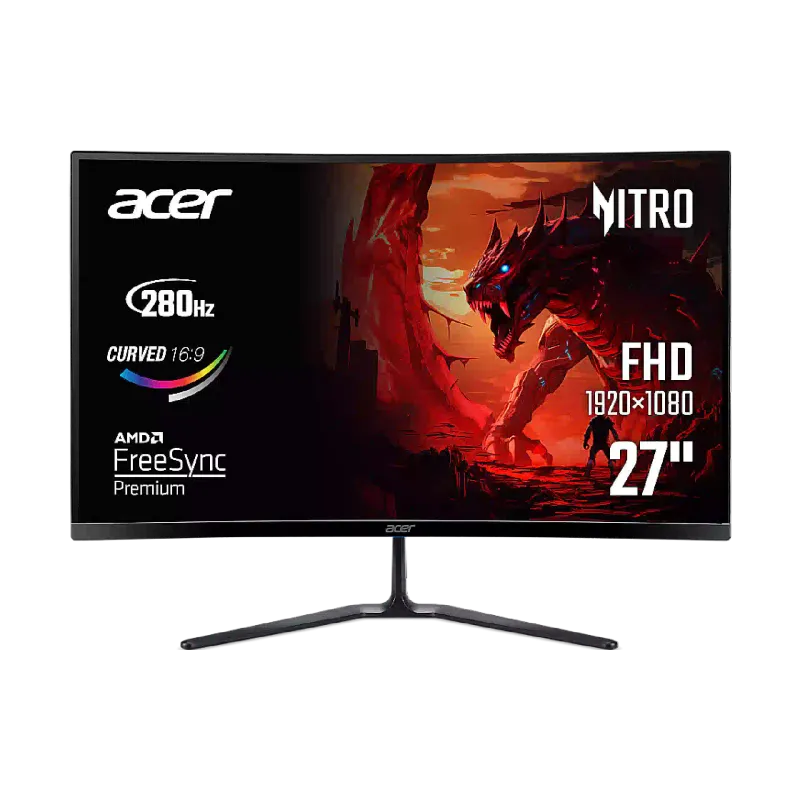 Монітор ігровий Acer 27" FHD  ED270Zbmiipx (UM.HE0EE.Z01)