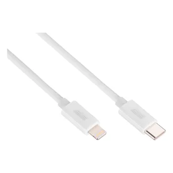 Кабел за зареждане и синхронизация 2E USB-C - Lightning, White (2E-CCCL-WH)