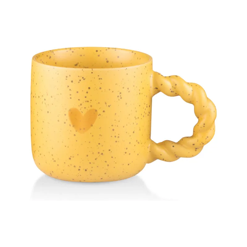 Xícara Ardesto My heart, Yellow (AR3082Y)