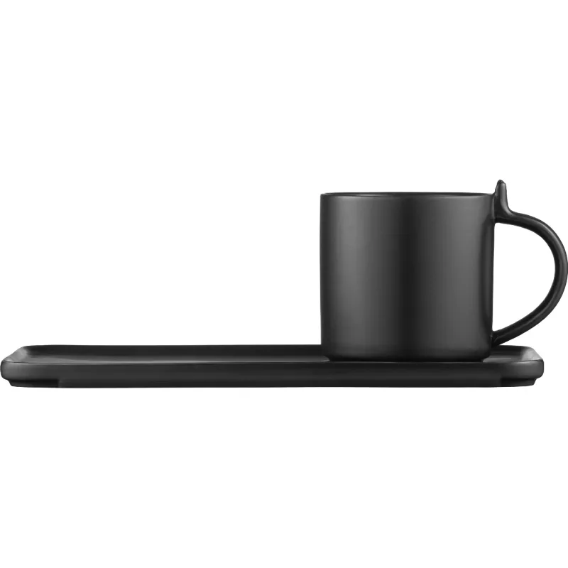 Xícara e pires Ardesto, Black (AR3073BS)