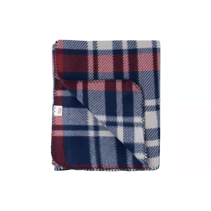 Καρό ύφασμα Ardesto Fleece , Burgundy/Gray (ART0719PB)