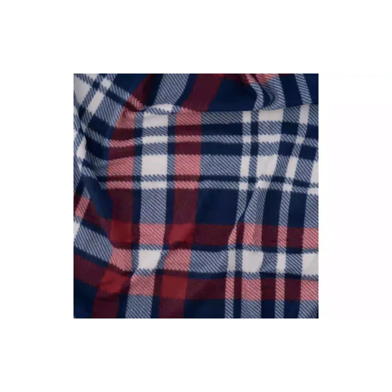 Καρό ύφασμα Ardesto Fleece , Burgundy/Gray (ART0719PB)