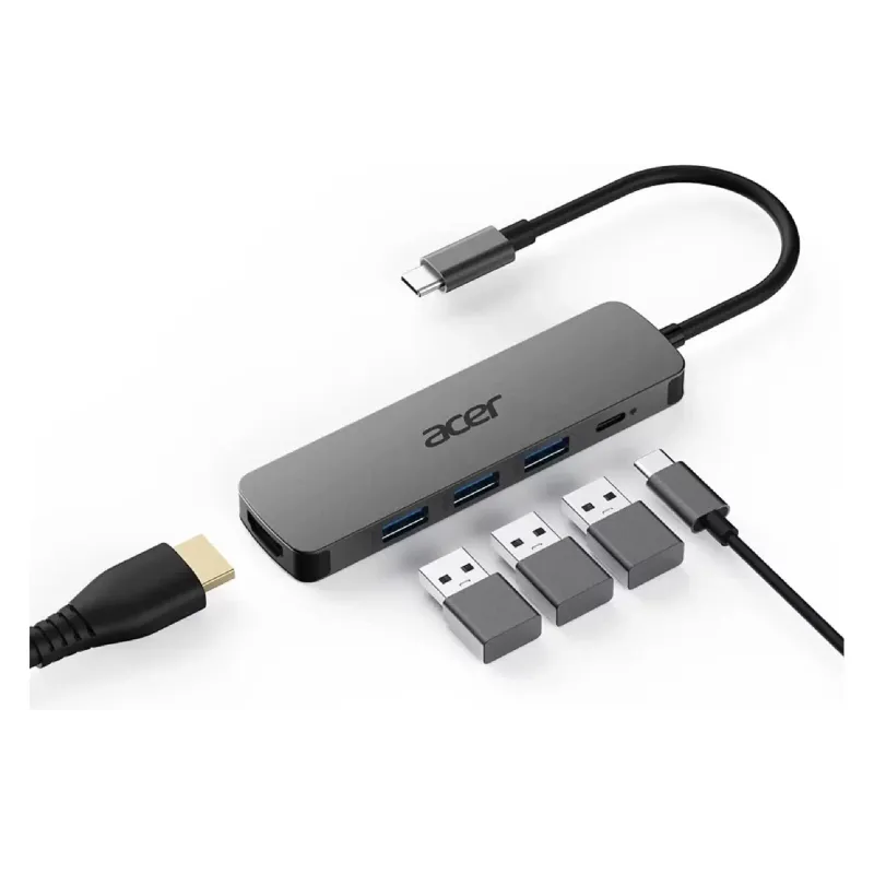 Хаб Acer (HP.DSCAB.021), Grey