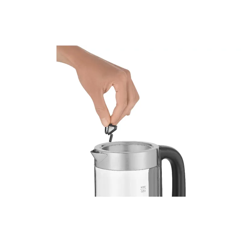 Електрочайник Sencor (SWK160SS), 500 мл, Stainless steel