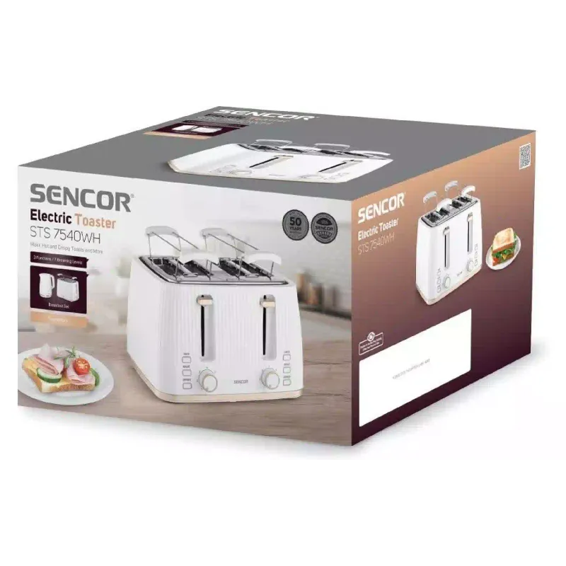 Тостер Sencor (STS7540WH), 1860 Вт, White