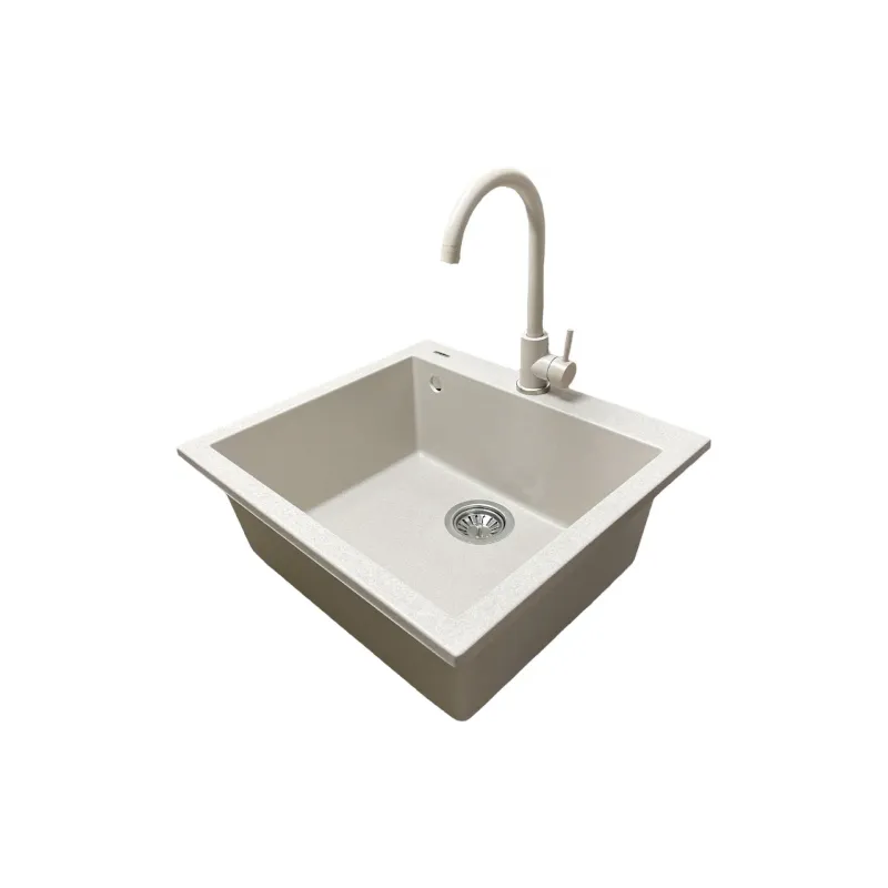 Küchenspüle + Wasserhahn + Spender Adamant Univer Avena (4824296902106)