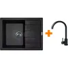 Кухненска мивка + смесител Adamant Anila, Black (182496910303)