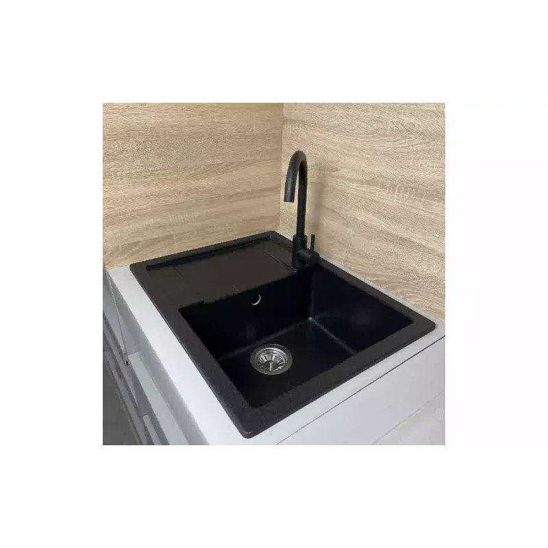 Кухненска мивка + смесител Adamant Anila, Black (182496910303)