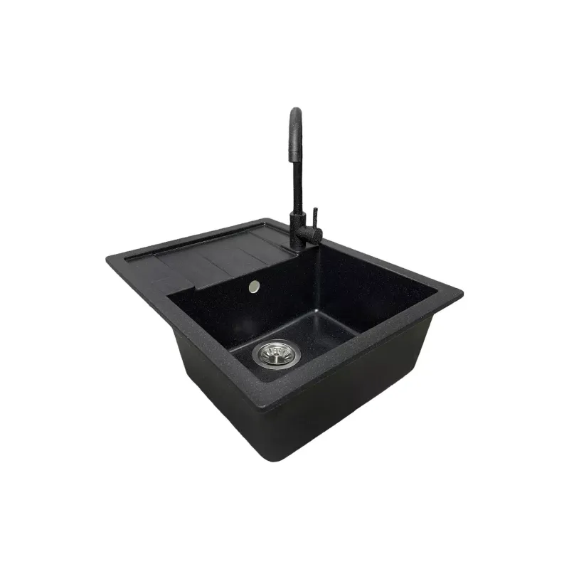 Кухненска мивка + смесител Adamant Anila, Black (182496910303)