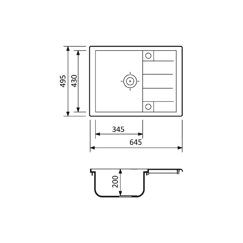 Mosogató Adamant Anila, Avena (182496100306)