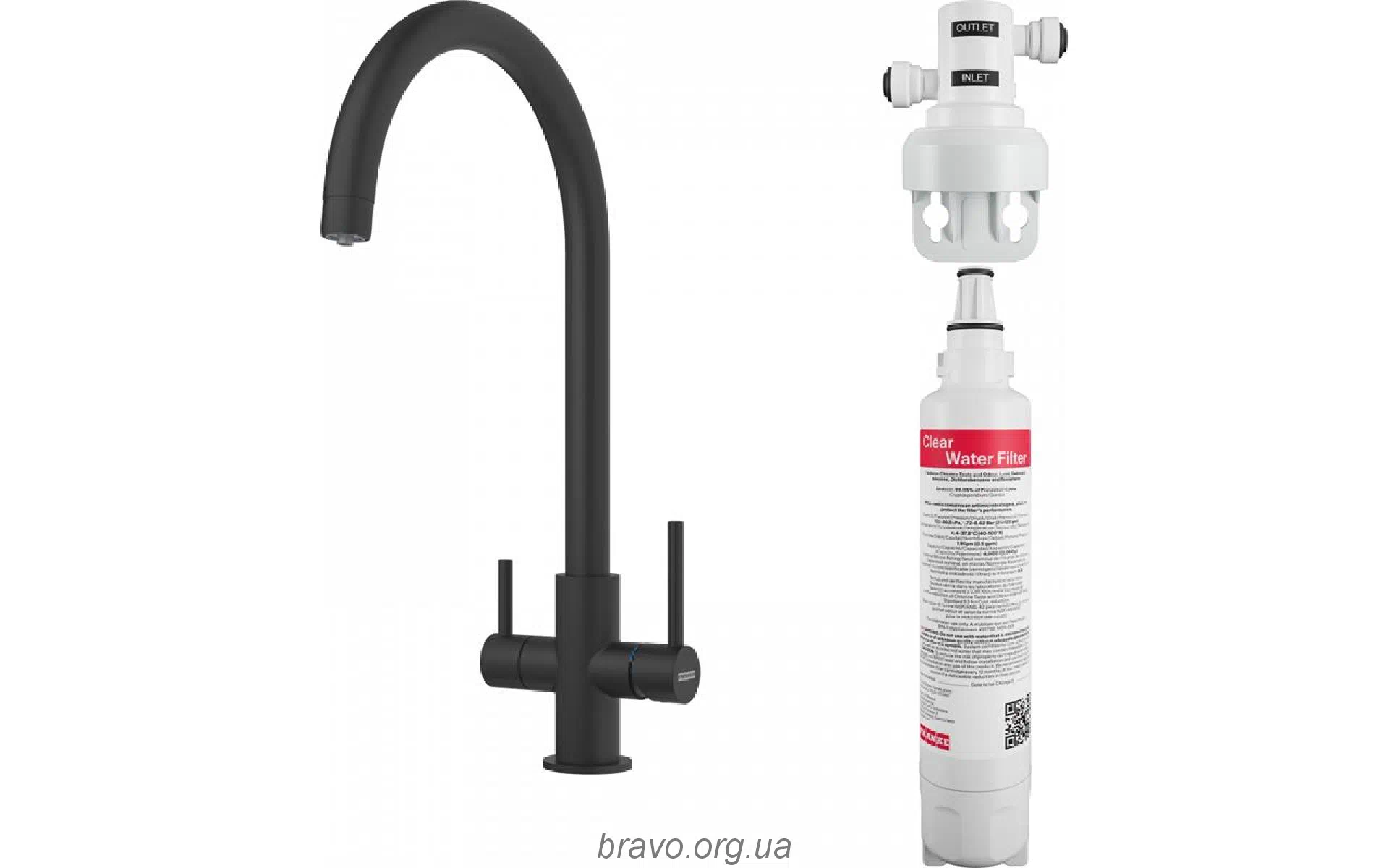 Смеситель для кухни Franke Lina Clear Water (160.0702.681) Смеситель для кухни Franke Lina Clear Water (160.0702.681)