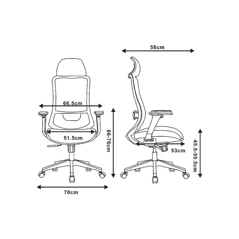 Fotel 2E OC150, Black (2E-OC150-BLACK)