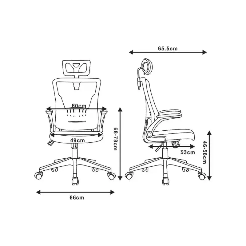 Кресло 2E OC130, ткань (2E-OC130-BLACK)